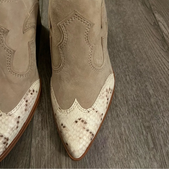 Dolce Vita Lars Western Dress Mules Boot Shoes Size 10 - Picture 3 of 10